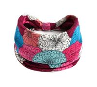 Fascia Capelli Donna Turbanti con nodo Yoga Fascia elastica for la testa for capelli da donna Fasce for larghe Copricapo Bandane floreali Accessori for fasce for(067)