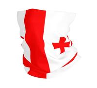 Fascia Capelli Georgia Georgians Flag Ghetta Da Collo Durevole Scaldacollo Multifunzione Passamontagna Per Campeggio Outdoor Attività Ciclismo 25X50CM