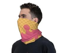 Fascia Capelli Ice Cream Cone Ghetta Da Collo Antipolvere Passamontagna Antivento Scaldacollo Per Escursionismo Ciclismo Campeggio