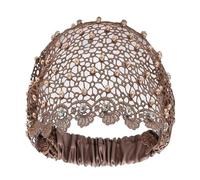 Fascia Capelli In Pizzo - Elastico Vintage Con Dettaglio Di Occhielli E Strass,Cerchietti Decorativi Larghi Di Pizzo,Per Ogni Occasione: Quotidiano, Uscite, Feste, Appuntamenti E Vacanze