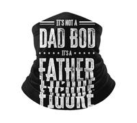 Fascia Capelli It'S Not A Dad Bod It'S A Father Figure Passamontagna Durevole Ghetta Da Collo Traspirante Scaldacollo Per Pesca Ciclismo Escursionismo 25X50CM