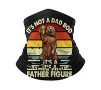 Fascia Capelli It'S Not A Dad Bod It'S A Father Figure Passamontagna Protezione Uv Ghetta Da Collo Durevole Scaldacollo Per Ciclismo Escursionismo Campeggio 25X50CM