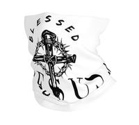 Fascia Capelli Jesus Christ Saved My Life Black Ghetta Da Collo Multifunzione Scaldacollo Protezione Uv Passamontagna Per Campeggio Ciclismo Pesca 25X50CM