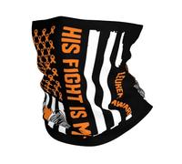 Fascia Capelli Leukemia Awareness His Fight Is My Fight Passamontagna Traspirante Ghetta Da Collo Multifunzione Scaldacollo Per Ciclismo Escursionismo Campeggio 25X50CM
