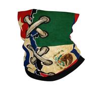 Fascia Capelli Mexico Mexican And Cuba Cuban Flag Vintage Combine Passamontagna Multifunzione Ghetta Da Collo Durevole Scaldacollo Per Outdoor Attività Escursionismo Ciclismo 25X50CM
