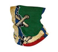 Fascia Capelli Mexico Mexican And El Salvadorean Flag Vintage Combine Scaldacollo Multifunzione Ghetta Da Collo Protezione Uv Passamontagna Per Ciclismo Pesca Campeggio 25X50CM