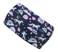 Fascia capelli per bambini Drexiss Moon Unicorns Colore: blu scuro