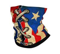 Fascia Capelli Puerto Rico Porto Rico Puerto Rican And Cuba Cuban Flag Vintage Combine Passamontagna Durevole Ghetta Da Collo Multifunzione Scaldacollo Per Campeggio Ciclismo 25X50CM
