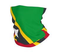 Fascia Capelli Saint Kitts And Nevis Flag Ghetta Da Collo Multifunzione Scaldacollo Durevole Passamontagna Per Campeggio Escursionismo Outdoor Attività 25X50CM