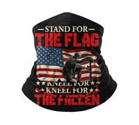 Fascia Capelli Stand For The Flag Kneel For The Fallen Ghetta Da Collo Durevole Passamontagna Traspirante Scaldacollo Per Escursionismo Pesca Campeggio 25X50CM