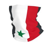Fascia Capelli Syria Syrians Flag Scaldacollo Multifunzione Ghetta Da Collo Protezione Uv Passamontagna Per Outdoor Attività Campeggio Escursionismo 25X50CM