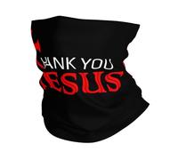Fascia Capelli Thank You Jesus Passamontagna Traspirante Ghetta Da Collo Durevole Scaldacollo Per Ciclismo Outdoor Attività Escursionismo 25X50CM