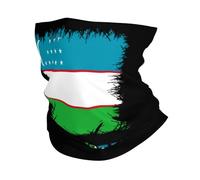 Fascia Capelli Uzbekistan Uzbek Flag Ghetta Da Collo Traspirante Passamontagna Multifunzione Scaldacollo Per Ciclismo Outdoor Attività Escursionismo 25X50CM