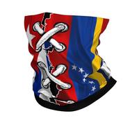 Fascia Capelli Venezuela Venezuelian And Cuba Cuban Flag Wavy Combine Passamontagna Durevole Ghetta Da Collo Traspirante Scaldacollo Per Outdoor Attività Escursionismo Campeggio 25X50CM