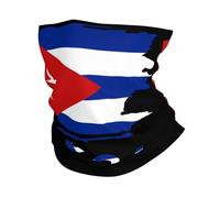 Fascia Capelli Vintage Cuba Cuban Flag Scaldacollo Multifunzione Passamontagna Protezione Uv Ghetta Da Collo Per Campeggio Escursionismo Ciclismo 25X50CM