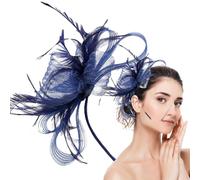 Fascia Cappello Accessorio Capelli In Rete Arricciata Donna Ragazza | Fascinator a Fermaglio Uso Quotidiano Casa Esterno Matrimoni Tè Pomeridiani Eventi Sociali Costumi Festival Donne