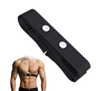 Fascia cardio Elastica Regolabile,cintura di ricambio elastica regolabile, cintura toracica morbida, adatta per Garmin, Wahoo, Polar H10 H9, Coospo,Magene, Bryton,LIVLOV, Sensori di distanza da 45 mm