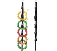 Fascia Cavo Prolunga - Nylon Lunghezza Regolabile | Organizzatore Resistente Set Gancio Utensili | Soluzione Archiviazione Cavi Alimentazione Tubo Luce Per Camper Garage Giardino Officina