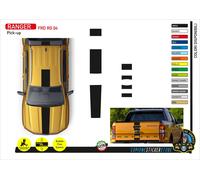 Fascia centrale adesiva cofano tettino cassone 4x4 Ranger Ford PICK-UP FRD RG 04