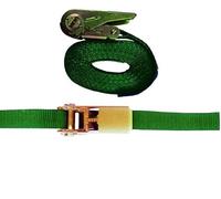 FASCIA Cinghia di ancoraggio VIGOR VERDE C/CRICCHETTO 25MM 5 MT