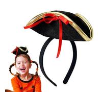 Fascia Con Cappello Pirata - Fascia Con Cappello Pirata Leggero E Alla Moda, Costume Di Halloween Cappello A Coppa Con Copricapo Pirata | Fascia E Creativa Con Cappello Pirata Di Hallow