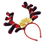 Fascia con legno di renna | accessorio per testa divertente con corna d'animale | Cerchietto con orecchie di cervo - per giovani, bambini, ragazze, inverno, feste, cosplay, Acces