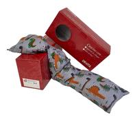 Fascia con semi di lino utile per dolori alla cervicale 58x12cm - Dinosauri