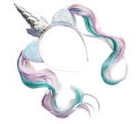 Fascia Cornuta Per Bambina Con Disegni Coda Pesce Cartone Animato Per Le Feste Compleanno E Eventi A Tema Fish Tail Hoolhoop