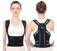 Fascia Correttore Posturale Spalle e Schiena：Busto Correttore Posturale Uomo Donna con Elastica Fascia Lombare Supporto Regolabile Traspirante - Dritta Raddrizza Spalle Schiena Migliora Postura (XL)