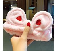 Fascia cosmetica a forma di cuore - Rosa