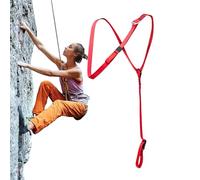 Fascia Da Arrampicata, Imbracatura Toracica per Alpinismo, Pettorina Toracica Antiscivolo con Sgancio Rapido per Scalata Rocce, Lavori Edili, Escursionismo e Coperture Tetti