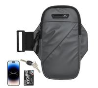 Fascia da braccio da corsa impermeabile per corsa, custodia traspirante con connettore per cuffie per sollevamento , ciclismo, jogging e viaggi