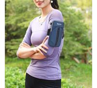 Fascia da braccio impermeabile per cellulare, ideale per la corsa e compatibile con la maggior parte degli smartphone.