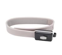 Fascia da Braccio Luminosa Ricaricabile a LED con Luce da Corsa Fascia da Braccio Riflettente Forte per Camminata Notturna, Silicone Grigio, 1 Confezione per Camminatore