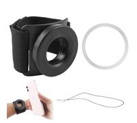 Fascia da braccio per fitness, rotazione completa, supporto per telefono girevole, supporto compatto per cellulare, cellulare versatile, attrezzatura da trekking e avventura, cinghia da braccio