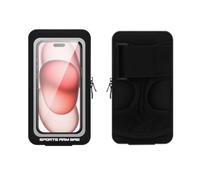 Fascia da braccio per la corsa, custodia da polso, compatibile con la maggior parte degli smartphone, con spazio per documenti d'identità e tessere, supporta schermi fino a 7 pollici