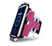 Fascia da braccio per smartphone, custodia compatibile con lo schermo e design girevole a 360, facile da usare per gli appassionati di fitness.