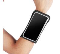 Fascia da braccio per telefono cellulare, riflettente, a prova di sudore, da corsa, da braccio, per sport, corsa, allenamento, fitness, yoga, passeggiate, ciclismo