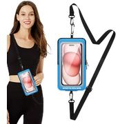 Fascia da braccio per telefono da corsa, impermeabile, sportiva, custodia leggera e regolabile, custodia per fitness a prova di sudore, custodia universale per jogging, accessorio sicuro per