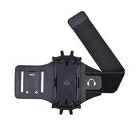 Fascia da braccio per telefono, da corsa, sportiva, girevole a 360°, staccabile, resistente all'acqua, cinghia regolabile, tasca Ky, per corridori, amanti della palestra, jogger