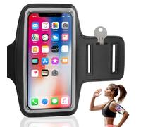 Fascia da Braccio Portacellulare Con Borsa Auricolare, Porta Smartphone Sportiva Armband Adatto a Tutti Gli Smartphone
