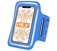 Fascia da Braccio Portacellulare per Smartphone 5.5" / 6.3" di Dimensioni, Colore Blu