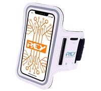 Fascia da Braccio Portacellulare per Smartphone 5" / 6" di Dimensioni, Colore Bianco