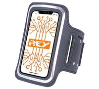 Fascia da Braccio Portacellulare per Smartphone 5" / 6" di Dimensioni, Colore Nero