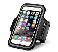 Fascia da braccio sportiva da corsa nera custodia corsa cellulare per iPhone 16 15 14 13 Pro MAX Samsung Galaxy S25 S24 Ultra Plus A36 A26 A50 A51 A70 A71 contro sudore cinghia regolabile con supporto