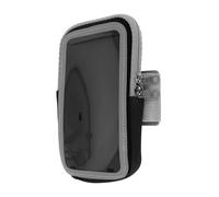 Fascia da braccio sportiva per smartphone con tasca con cerniera integrata