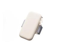 Fascia da braccio universale da corsa per uomo e donna, 17,3 cm, resistente al sudore, per palestra, jogging all'aperto, polso e braccio, colore: bianco