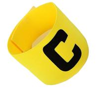 Fascia da capitano - Fasce da capitano in nylon multicolore con lettere C, fascia sportiva da capitano regolabile, fascia elastica da capitano da calcio, fascia da capitano per capitano