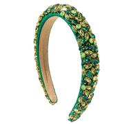 Fascia da donna alla moda, stile barocco, con diamanti, colore bloccato, per industria pesante, splendida palla classica