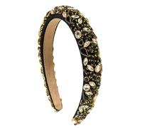 Fascia da donna alla moda, stile barocco, con diamanti, colore bloccato, per industria pesante, splendida palla classica